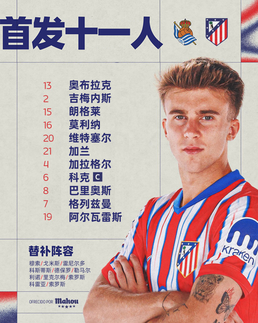 皇家社会主场胜马德里竞技，积分榜领先的简单介绍